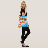 Hallo Sommer Flamingo Strand Tasche (Am Model)