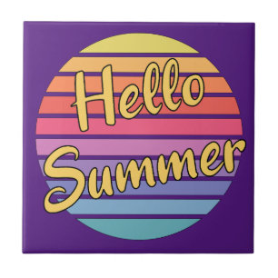 Hallo Sommer Fliese