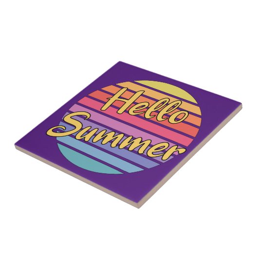 Hallo Sommer Fliese (Seite)