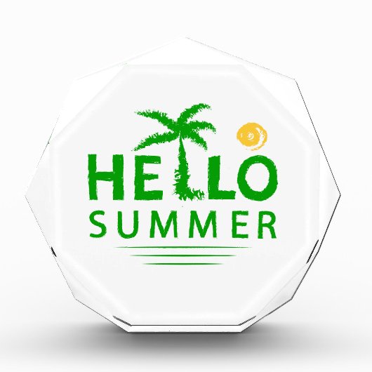 Hallo Sommer Fotoblock (Vorderseite)