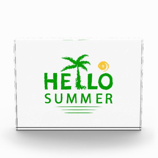 Hallo Sommer Fotoblock (Vorderseite)