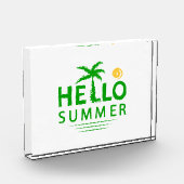 Hallo Sommer Fotoblock (Links)