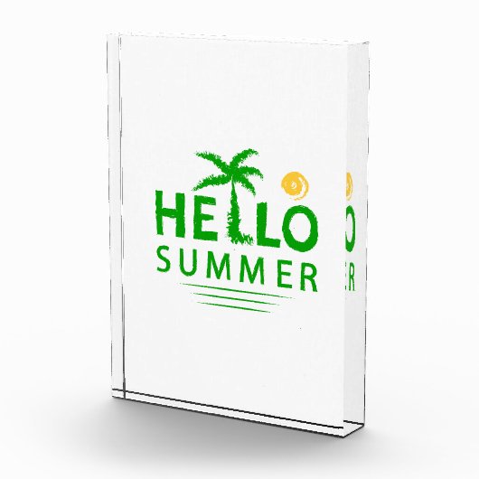 Hallo Sommer Fotoblock (Rechts)