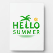 Hallo Sommer Fotoplatte (Vorderseite)