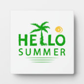 Hallo Sommer Fotoplatte (Vorderseite)