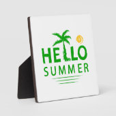 Hallo Sommer Fotoplatte (Vorderseite)