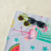 Hallo Sommer Fun Muster Strandtuch (Beispiel)