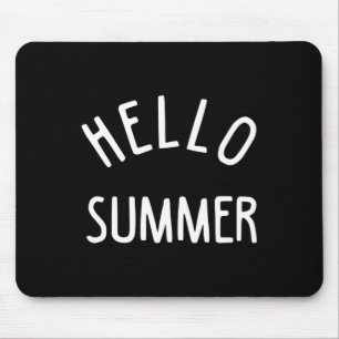 Hallo Sommer Funny Summer Ferien Beach Geschenk Va Mousepad