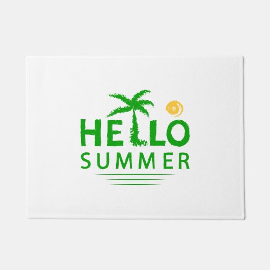 Hallo Sommer Fußmatte (Vorderseite)