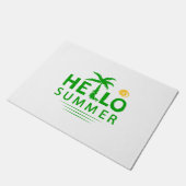 Hallo Sommer Fußmatte (Schrägansicht)
