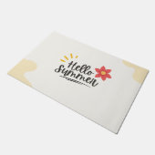 HALLO SOMMER FUßMATTE (Schrägansicht)