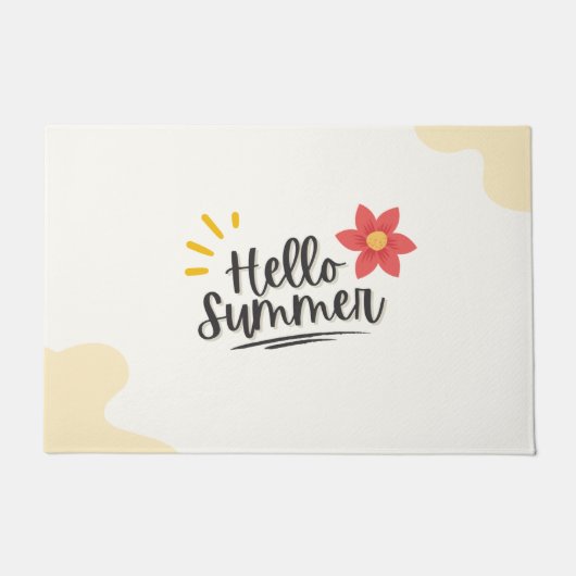 HALLO SOMMER FUßMATTE (Vorderseite)