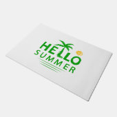 Hallo Sommer Fußmatte (Schrägansicht)