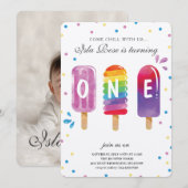 Hallo Sommer Geburtstagsfeier Einladung (Vorne/Hinten)