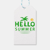 Hallo Sommer Geschenkanhänger (Vorderseite)