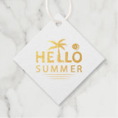 Hallo Sommer Geschenkanhänger (Vorderseite)