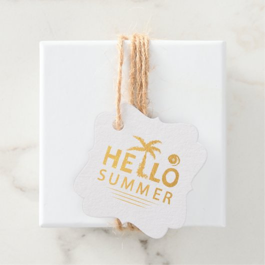 Hallo Sommer Geschenkanhänger (Mit Box)