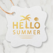 Hallo Sommer Geschenkanhänger (Vorderseite)