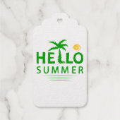 Hallo Sommer Geschenkanhänger (Rückseite)