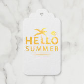 Hallo Sommer Geschenkanhänger (Vorderseite)