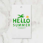 Hallo Sommer Geschenkanhänger (Rückseite)