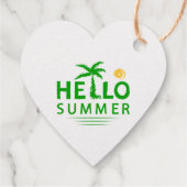 Hallo Sommer Geschenkanhänger (Rückseite)