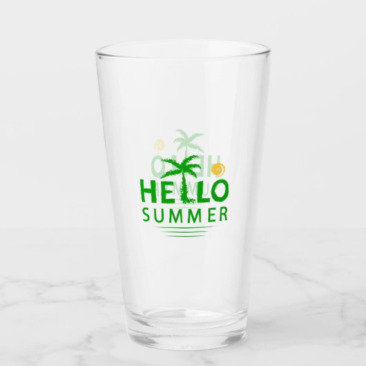 Hallo Sommer Glas (Vorderseite)