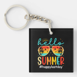 Hallo Sommer Glück Letzten Schultag Schlüsselanhänger