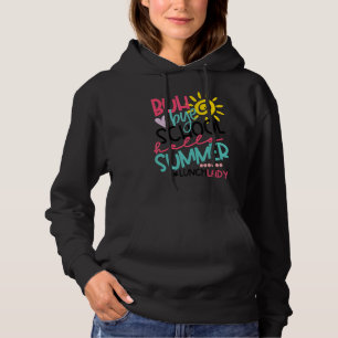 Hallo Sommer Glück letzten Tag der Schule Bye Scho Hoodie