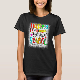 Hallo Sommer Glück letzten Tag Schule Kinder Lehre T-Shirt