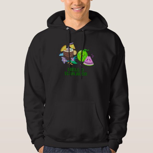 Hallo Sommer Gnom Hoodie (Vorderseite)