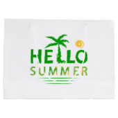 Hallo Sommer Große Geschenktüte (Rückseite)
