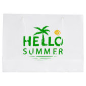 Hallo Sommer Große Geschenktüte (Rückseite)
