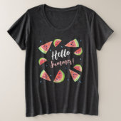 Hallo Sommer Große Größe T-Shirt (Design vorne)