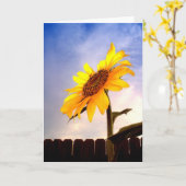 Hallo Sommer-Gruß-Karte Karte (Gelbe Blume)