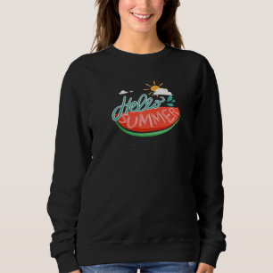 Hallo Sommer gute Stimmung für Männer Frauen Jugen Sweatshirt