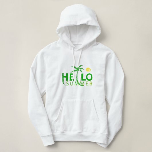 Hallo Sommer Hoodie (Design vorne)