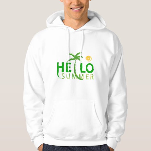Hallo Sommer Hoodie (Vorderseite)