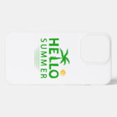 Hallo Sommer iPhone Hülle (Rückseite (Horizontal))