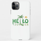 Hallo Sommer iPhone Hülle (Rückseite)