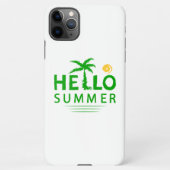 Hallo Sommer iPhone Hülle (Rückseite)