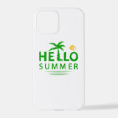 Hallo Sommer iPhone Hülle (Rückseite)