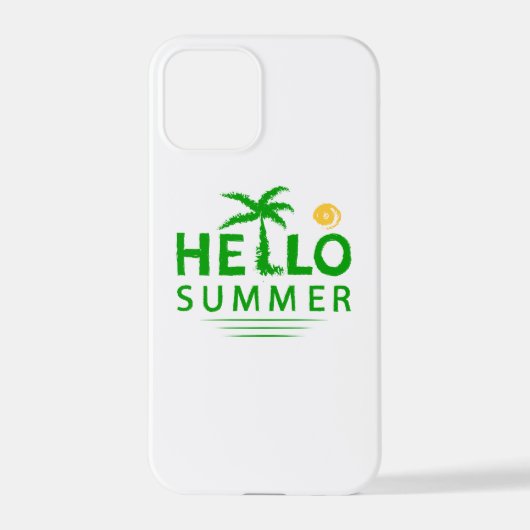 Hallo Sommer iPhone Hülle (Rückseite)