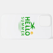 Hallo Sommer iPhone Hülle (Hinten horizontal)