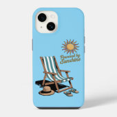 Hallo Sommer iPhone Hülle (Rückseite)