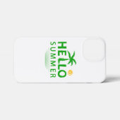 Hallo Sommer iPhone Hülle (Rückseite (Horizontal))