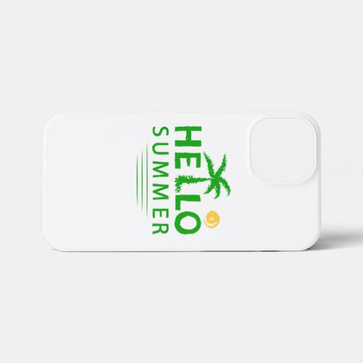 Hallo Sommer iPhone Hülle (Rückseite (Horizontal))