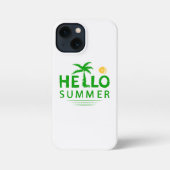 Hallo Sommer iPhone Hülle (Rückseite)