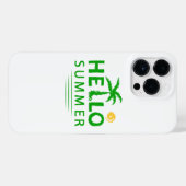 Hallo Sommer iPhone Hülle (Rückseite (Horizontal))