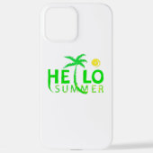 Hallo Sommer iPhone Hülle (Rückseite)